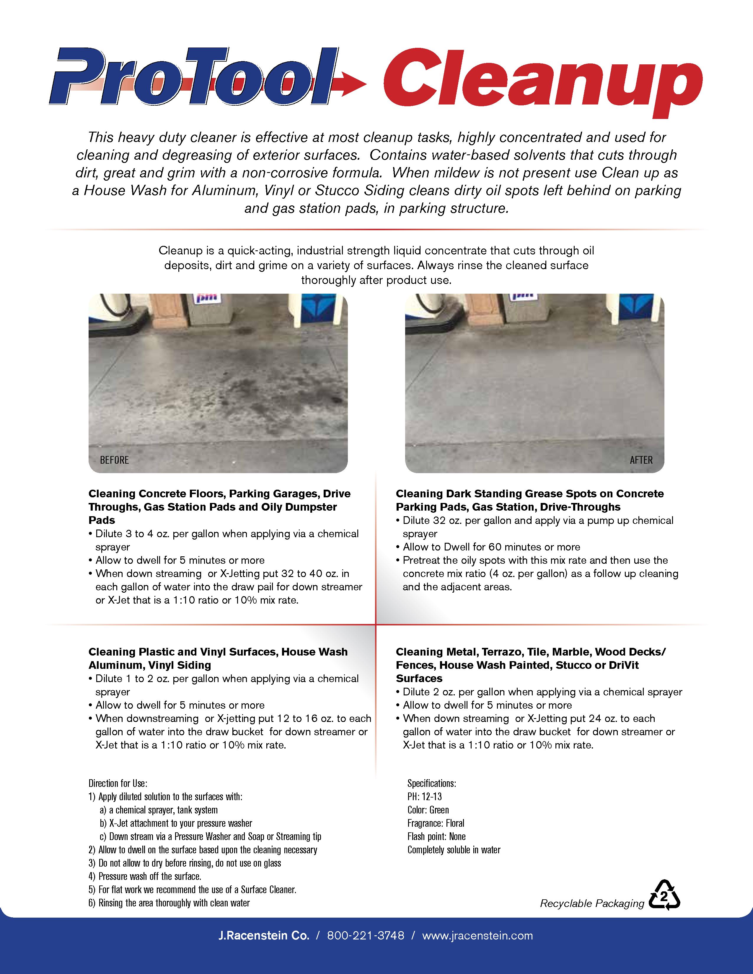 ProTool Clean Up Gallon